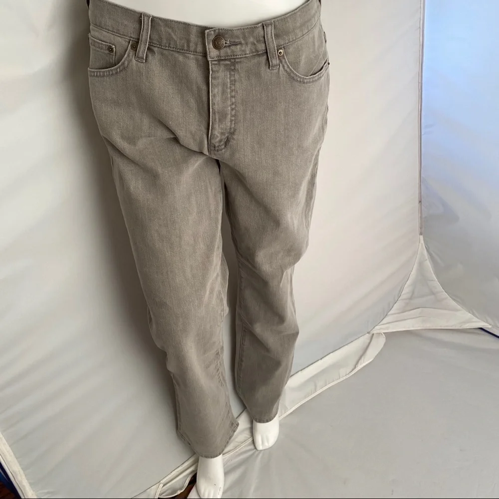 Ralph Lauren grayish taupe straight jeans 12P